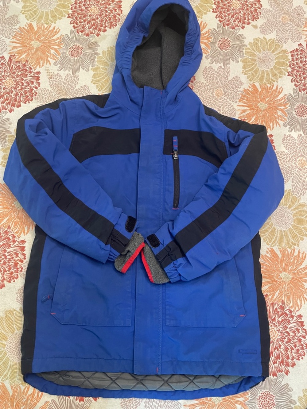 Lands' End Kids Squall Waterproof Insulated Jacket Sz M 10-12 Very Nice!